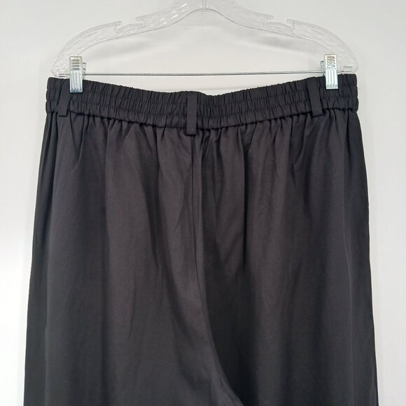 Torrid Wide Leg Studio Linen High Rise Pant Black Size 12 TALL Trousers NWT - Picture 7 of 15